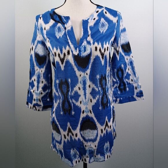 ‼️final must bundle‼️ INC International Concepts Tunic Coverup  Ethnic - Picture 1 of 6